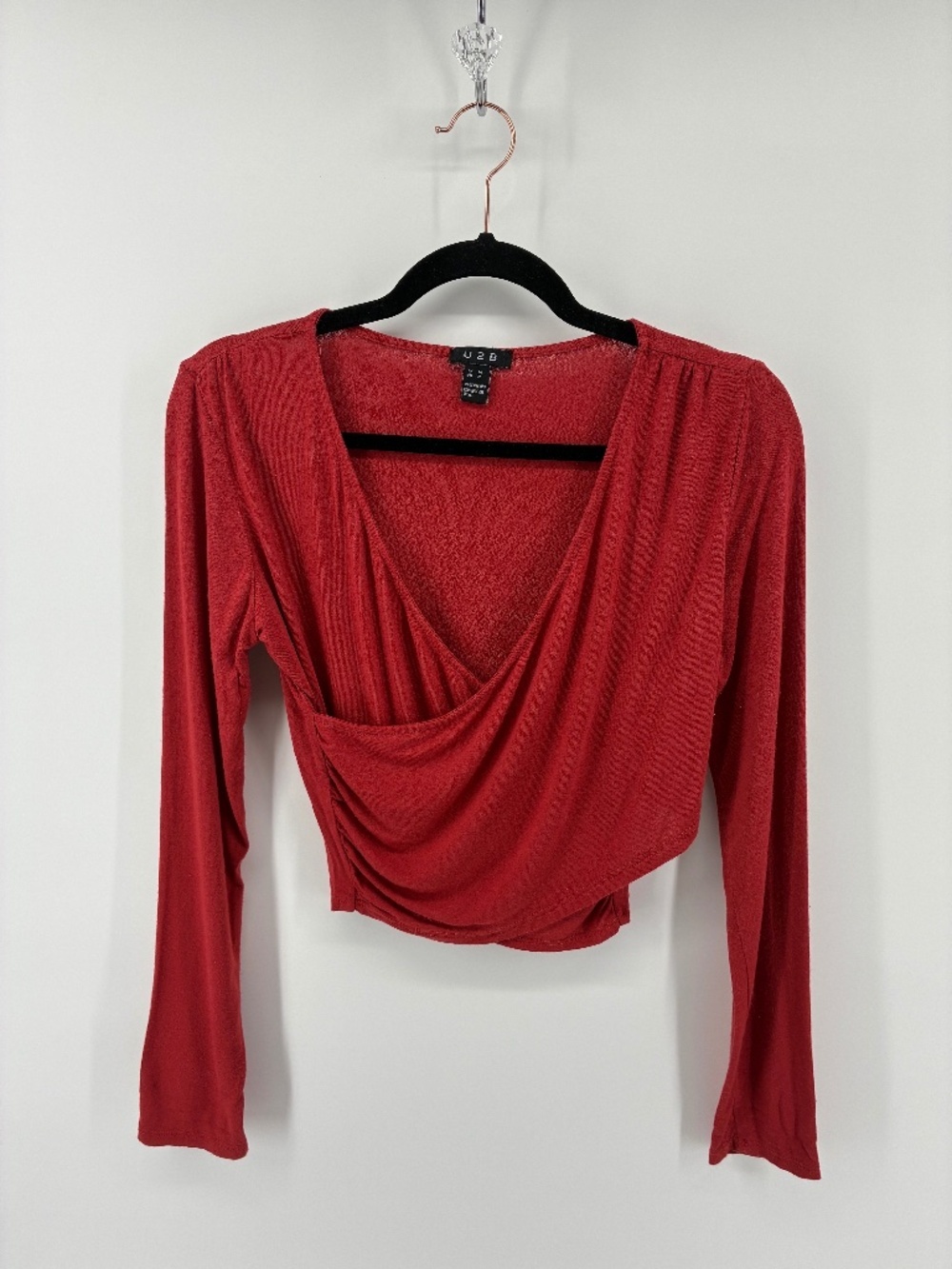 MASSIVE $10 SALE Criss Cross Crop Top Long Sleeve